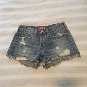 Lucky Brand boyfriend denim jean shorts